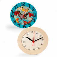 Klok met Houten Frame - Foto 5