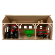 Kids Globe Landbouwloods Hout Voor 3 Tractoren, 1:16 - Foto 5
