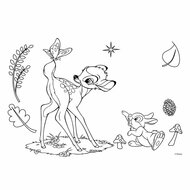 Bambi Kleurplaten met Stencil en Stickervel - Foto 5