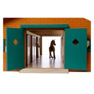 Kids Globe Paardenstal Hout Met 9 Paardenboxen 1:32 - Foto 5