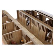 Kids Globe Paardenstal Hout Met 9 Paardenboxen 1:32 - Foto 12