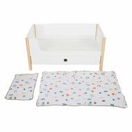 Small Foot - Houten Poppenhoogslaper Little Button met Beddengoed, 6dlg. - Foto 5