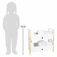 Small Foot - Houten Poppenhoogslaper Little Button met Beddengoed, 6dlg. - Foto 10