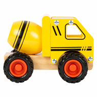 Small Foot - Houten Cementvrachtwagen Geel - Foto 5