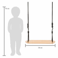 Small Foot - Houten XL Bordschommel Black Line - Foto 8