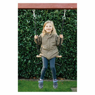 Small Foot - Houten Trapezeschommel met Gymnastiekringen Black Line - Foto 9