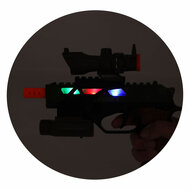 Alfafox Pistool Militair met Licht en Geluid en Zaklamp - Foto 5