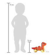 Small Foot - Houten Trekfiguur Dino - Foto 5