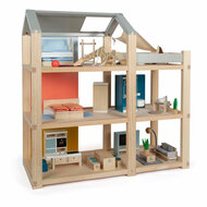 Small Foot - Houten Poppenhuis met Meubels - Foto 8