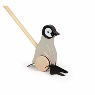 Small Foot - Houten Duwfiguur Penguin - Foto 6