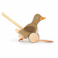 Small Foot - Houten Duwfiguur Eend met Bewegende Kop - Foto 7
