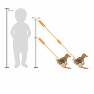 Small Foot - Houten Duwfiguur Eend met Bewegende Kop - Foto 8