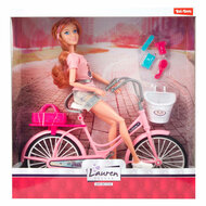 Lauren Modepop op Fiets met Accessoires - Foto 7