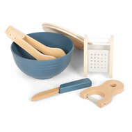 Small Foot - Houten Speelgoed Eten Salade Speelset, 11dlg. - Foto 5
