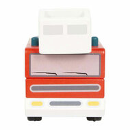 Small Foot - Houten Brandweerwagen met Roterende Ladder - Foto 5