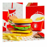 Bigjigs Houten Burger- en Frietset, 48dlg. - Foto 5