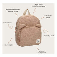 Kidzroom Rugzak Porto Beary Excited Beige - Foto 5