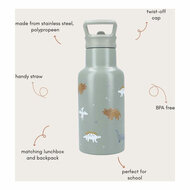 Kidzroom Drinkfles Sweet Sips Dino, 350ml - Foto 6