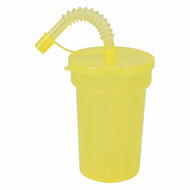 Gekleurde Drinkbekers met Rietje, 6st. - Foto 6