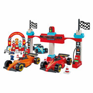 Ecoiffier Abrick Bouwblokken Formule 1 Grand Prix met 3 Voertuigen - Foto 5