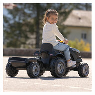 Smoby Farmer XL Traptractor met Trailer Zwart - Foto 5