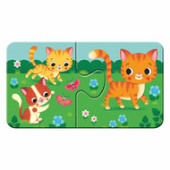 Ravensburger Dieren en hun Kleintjes Puzzel, 9x2st. - Foto 5