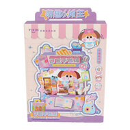 Kawaii Miniatuur Knutselkraampje Speelgoed - Paars