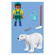 Playmobil Animals &amp; Friends Dierentuin Ijsbeer en Dierenverzorger - 72090