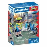 Playmobil Action Heroes Politie Fiets Patrouille -71732