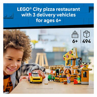 LEGO City 60496 Pizzacentrale met Voertuigen - Foto 12