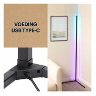 Grundig LED-Hoeklamp met Afstandsbediening, 140cm - Foto 5