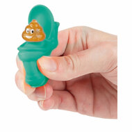Funny Poo Knijptoiletten met Glitter Drol - 3st. - Foto 5