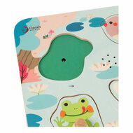 Classic World Houten Noppenpuzzel Poel met Geluid - Foto 5