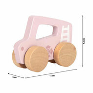 Small Foot - Houten Duwautootje Roze - Foto 5