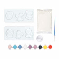 Totum 3in1 Stitch Diamond Painting, Armbanden maken en Gips Gieten Knutselset
