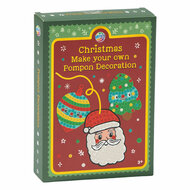 Maak je Eigen Pompom Kerstdecoratie - 3st.