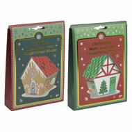 Maak je Eigen Foam Gemberhuis Kerstmis met Stickers