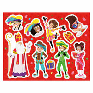 Club van Sinterklaas Herbruikbare Raamstickers XL