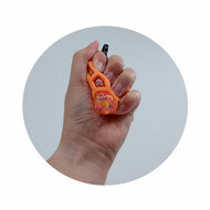 Squeeze Glitter Bal Sleutelhanger