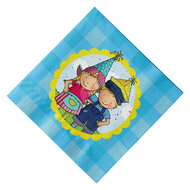 Servetten Fien &amp; Teun 33cm FSC - 20st.