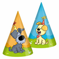 Feesthoedjes Woezel &amp; Pip 16cm FSC - 6st