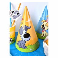 Feesthoedjes Woezel &amp; Pip 16cm FSC - 6st