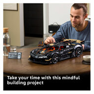 LEGO Technic 42232 Koenigsegg Convertible Black Hypercar - Foto 7