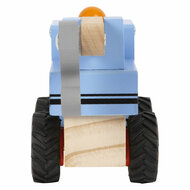 Small Foot - Houten Sleepwagen Blauw - Foto 6