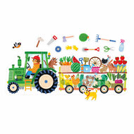 Banana Panda - Play-as-you-go Puzzel Traktor - 24st.
