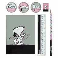 Notitie Set in Etui Snoopy
