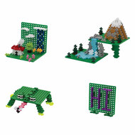 Plus-Plus Bouwplaat Groen, 2st.