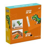 Plus-Plus Puzzel op Nummer Dinosaurus T-rex Bouwset - 250st.