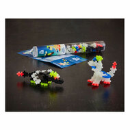 Plus-Plus Glow Draken Tube Bouwset - 100st.