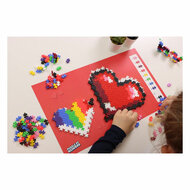Plus-Plus Puzzelen op Nummer Hart - 250st.